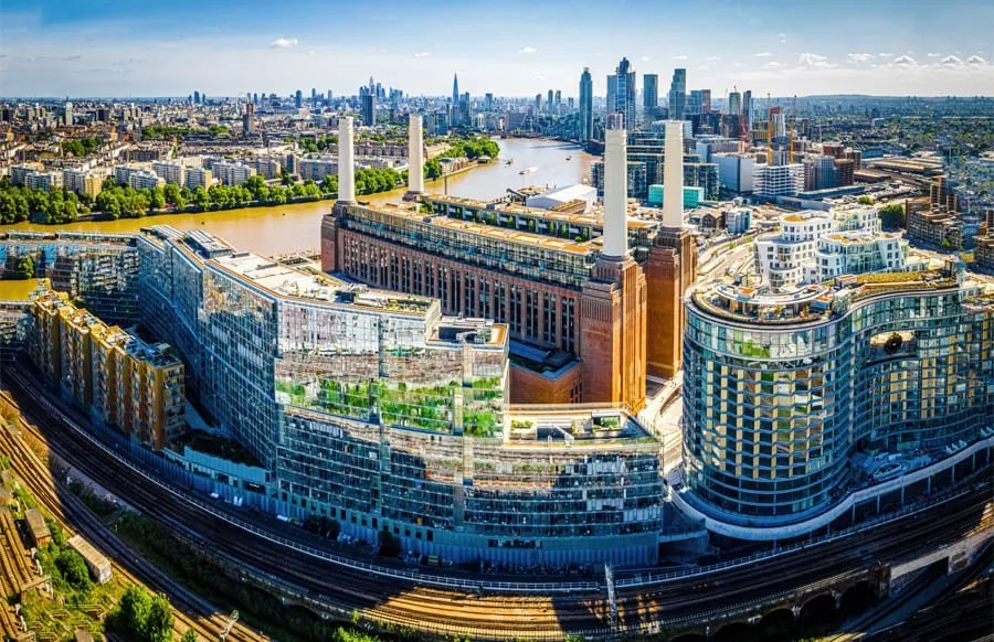 Clapham and Battersea riverside modern developments