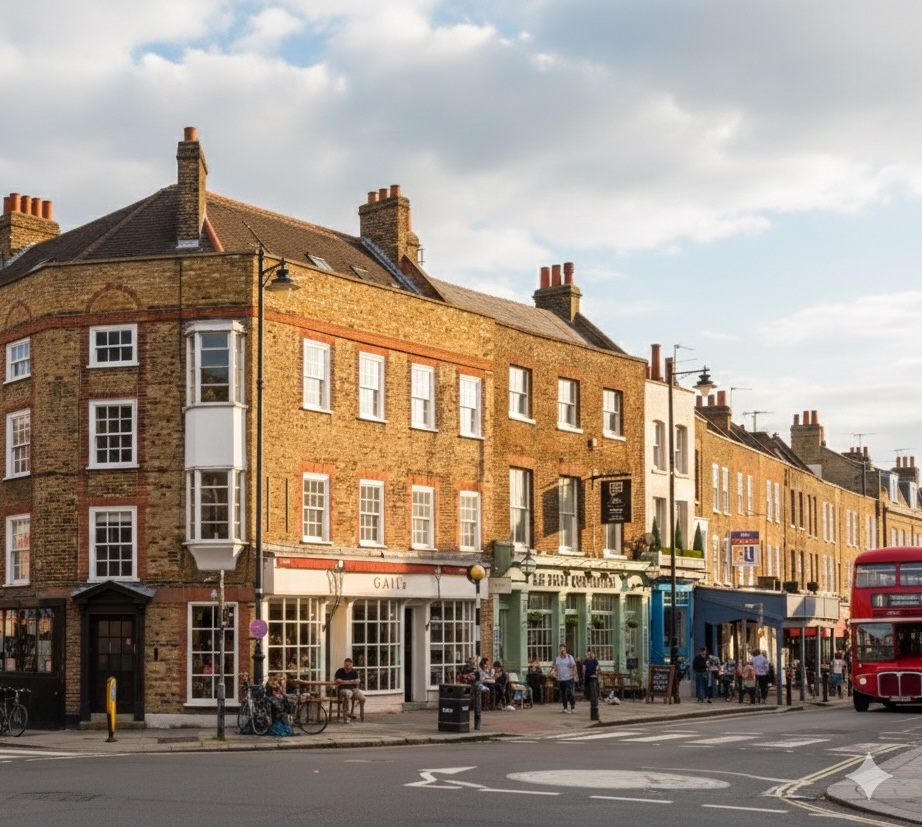 Highgate historic village and panoramic London views