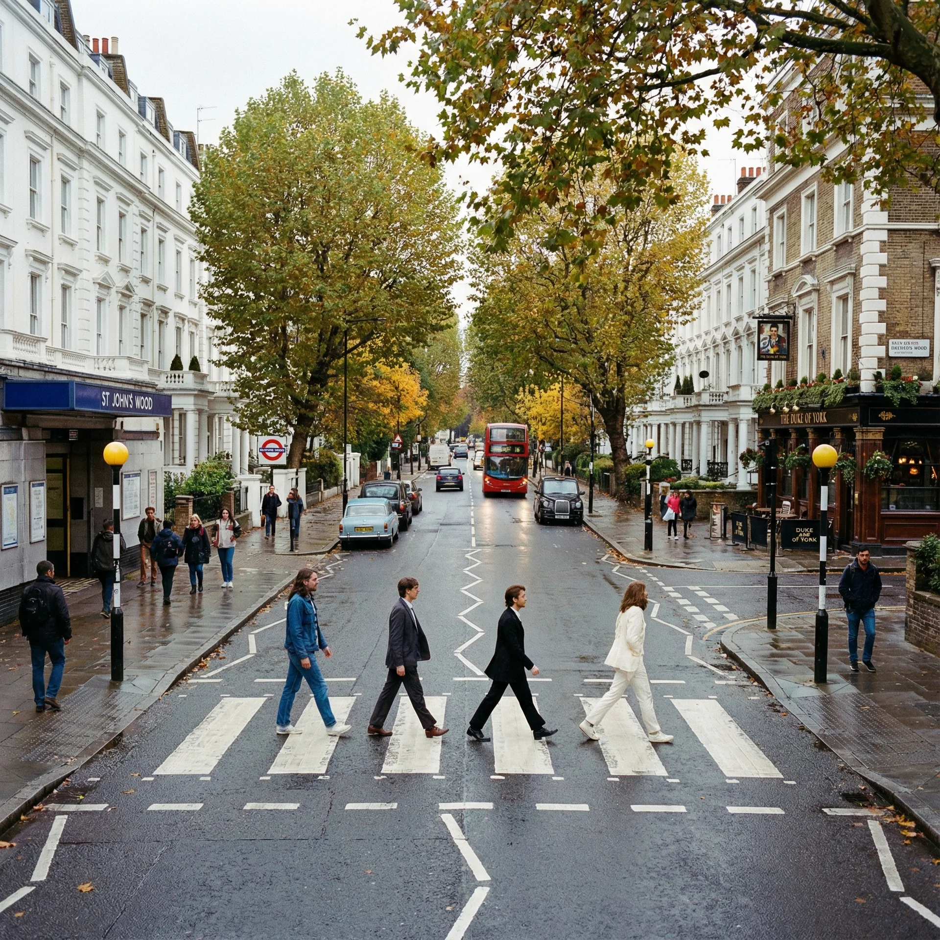 St John's Wood elegant residential area with Lord's Cricket Ground