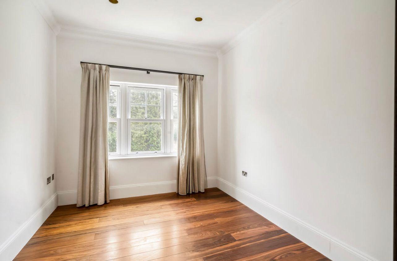 Clean empty room ready for a household to move in