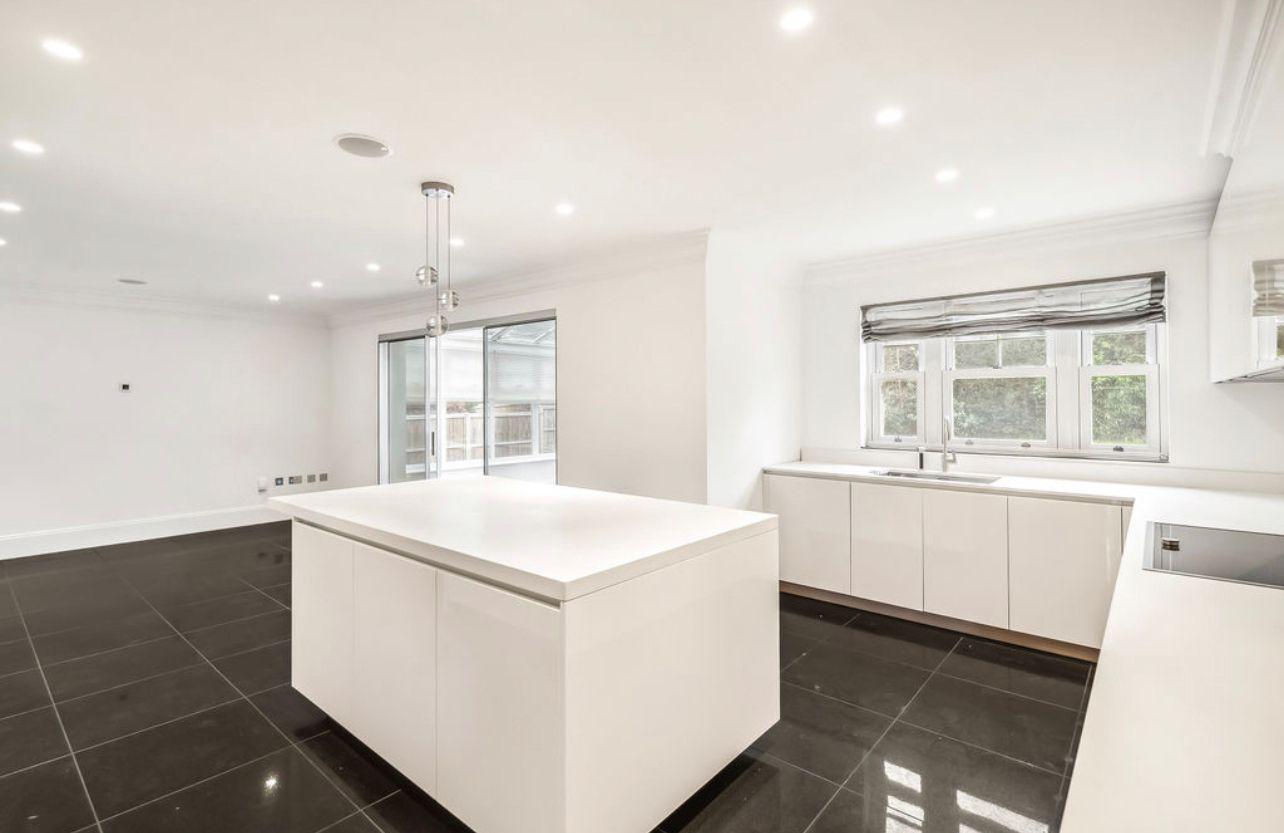 Finished kitchen following property cleaning
