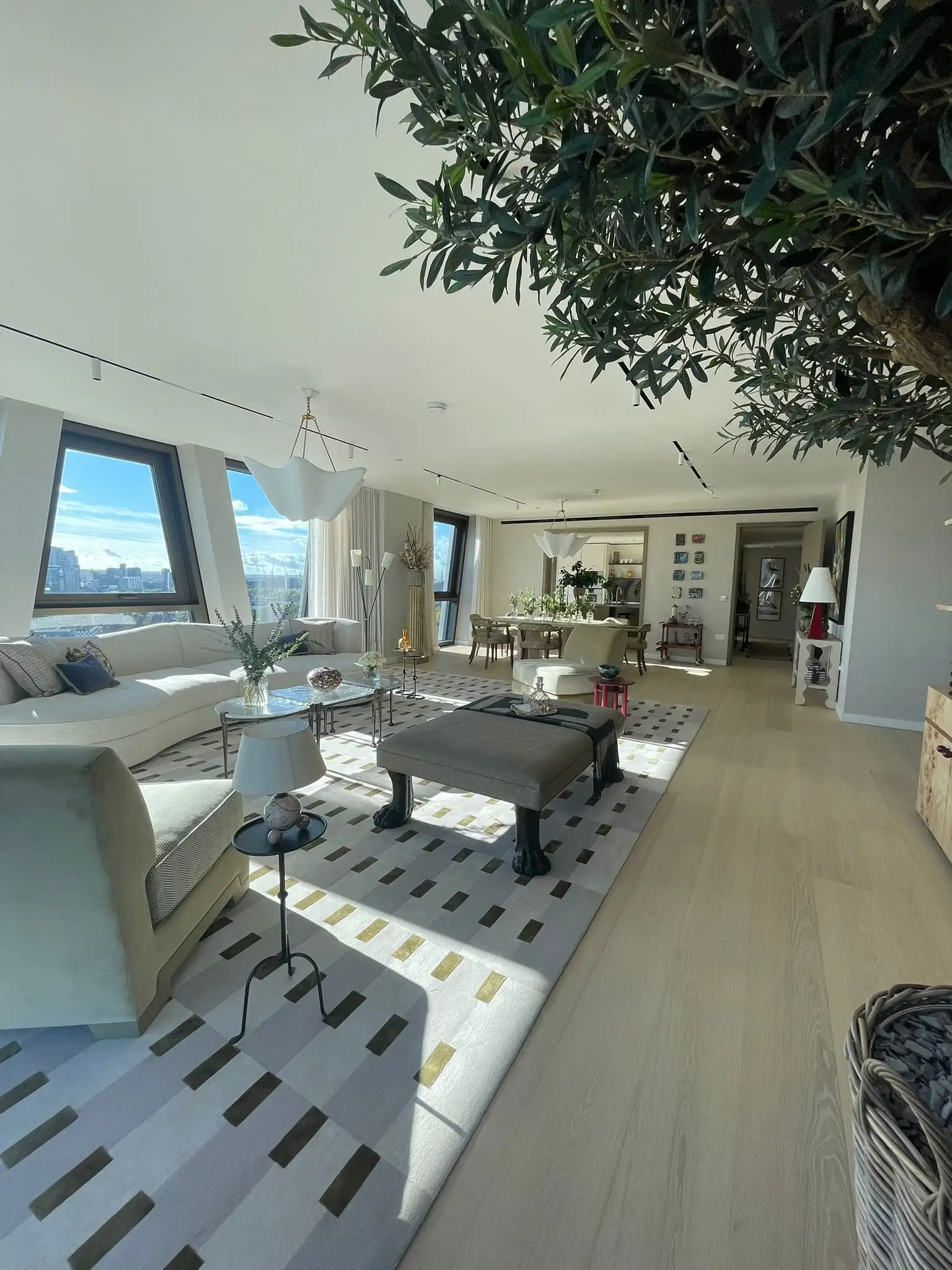 Bright prepared living space