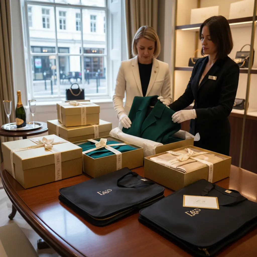 Premium garment presentation and packaging