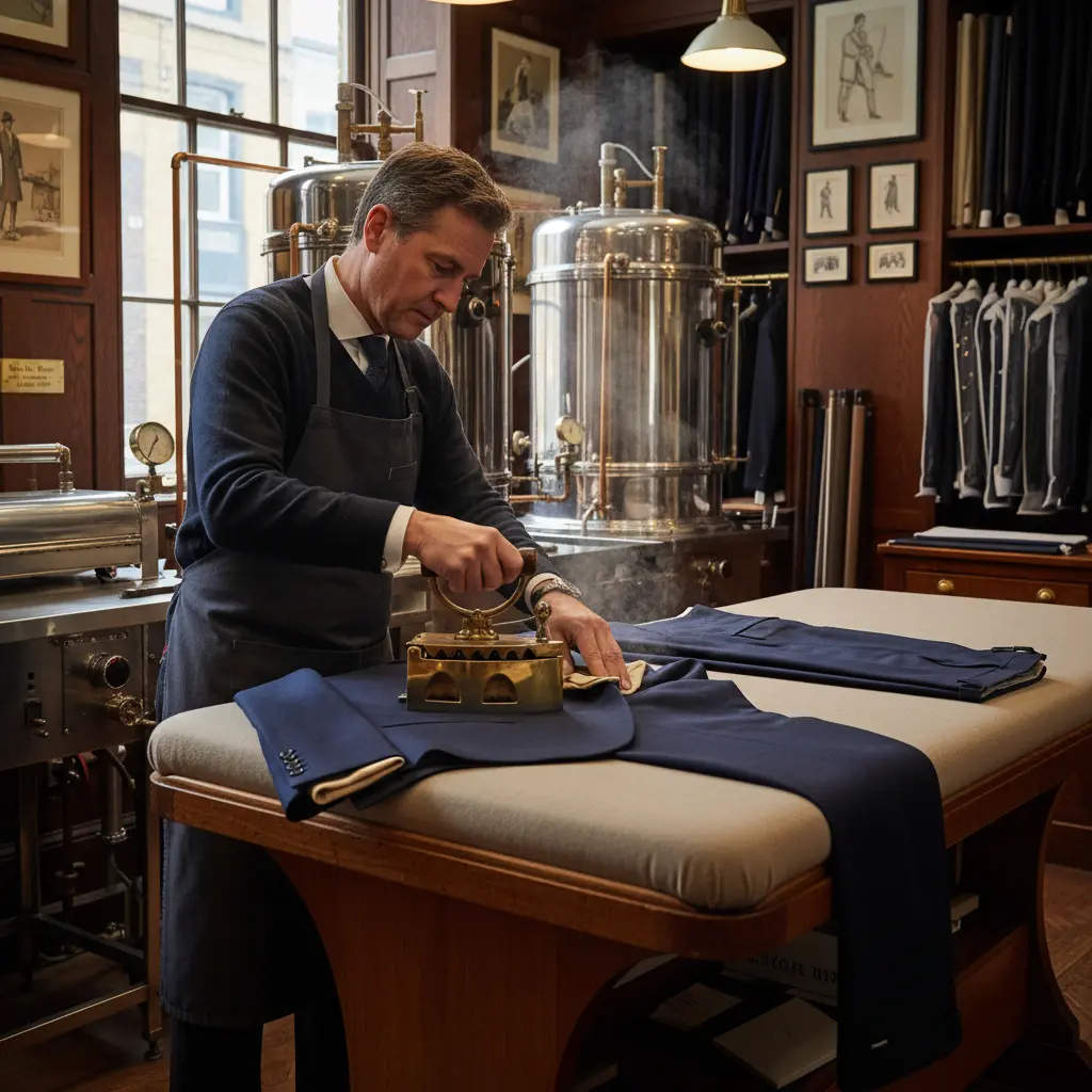 Professional suit pressing and shaping