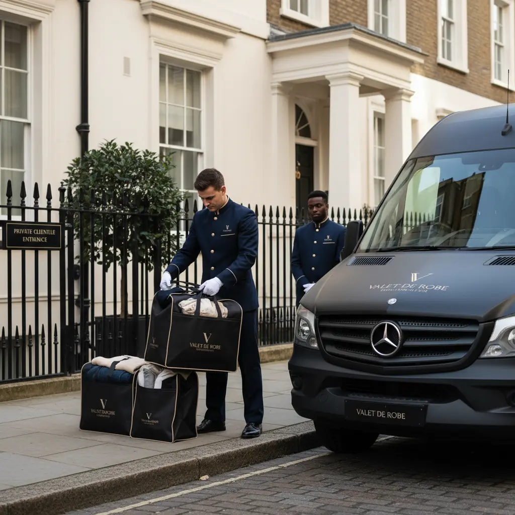 Discreet wardrobe collection service