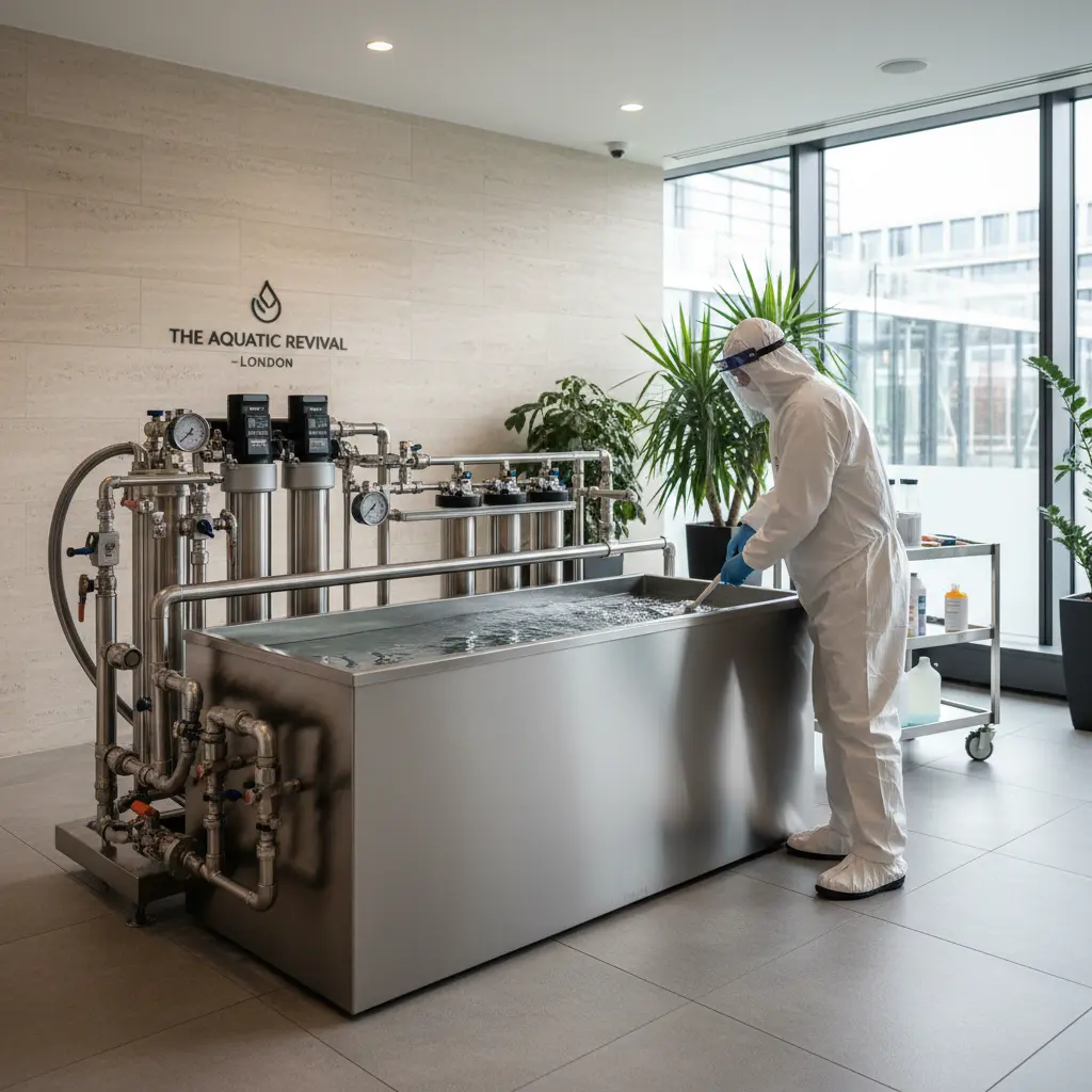 Specialist cold plunge system cleaning